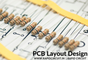 PCB layout design on CAD software
